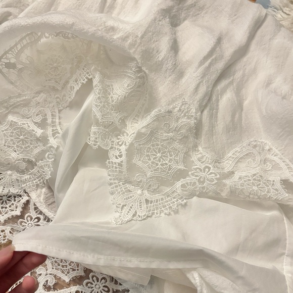 boho lace maxi skirt - Picture 4 of 4